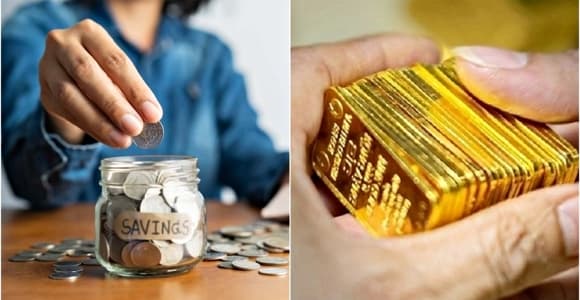 vàng, gửi tiết kiệm