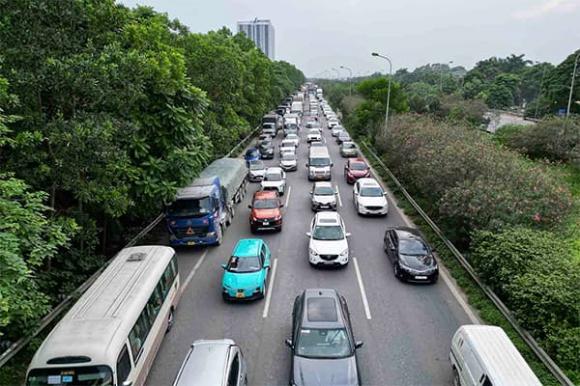 phân luồng giao thông ở hà nội, cấm ô tô tải đi làn 1, giao thông Hà Nội