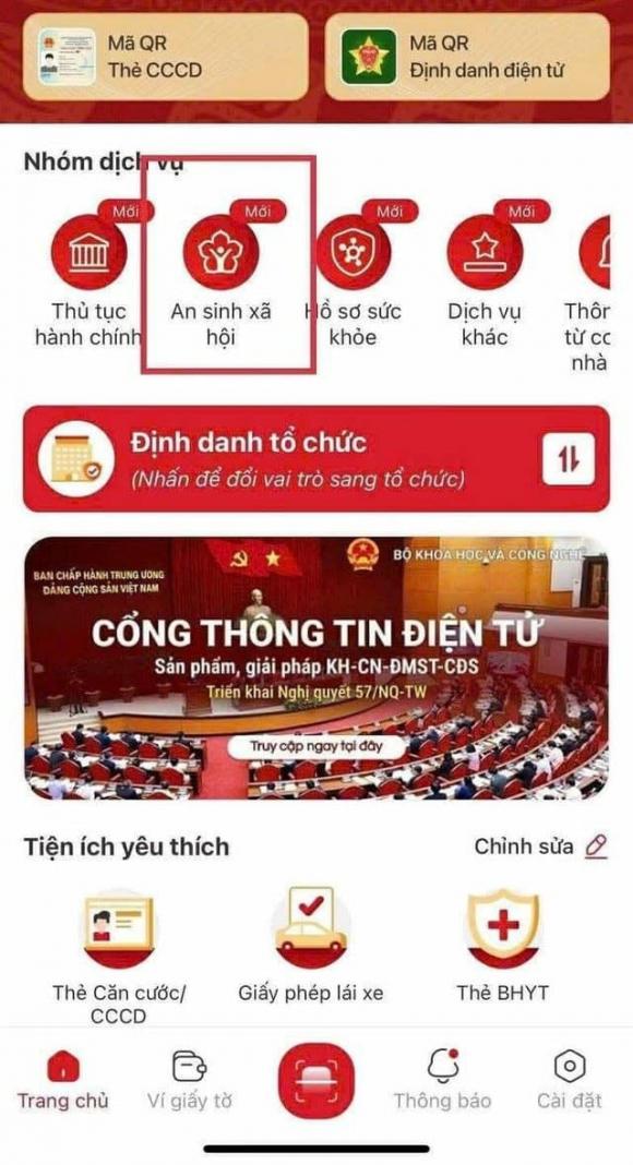  Ngân hàng Nhà nước, VNeID, chi trả an sinh xã hội