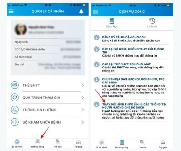 đăng ký nhận lương hưu qua thẻ ATM  5  đăng ký nhận lương hưu qua thẻ ATM , nhận lương hưu
