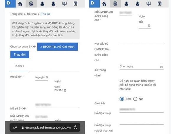 đăng ký nhận lương hưu qua thẻ ATM  1  đăng ký nhận lương hưu qua thẻ ATM , nhận lương hưu