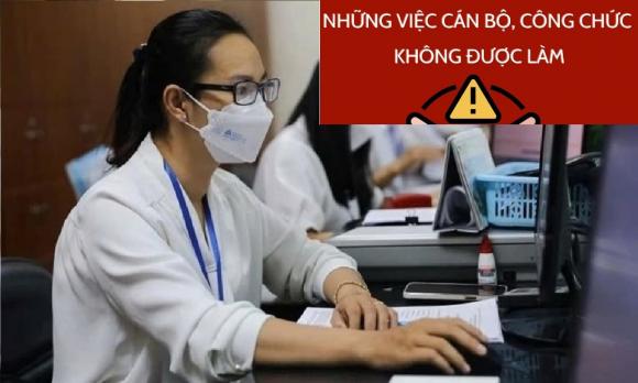 công việc cán bộ không được làm, Luật Cán bộ công chức 2025