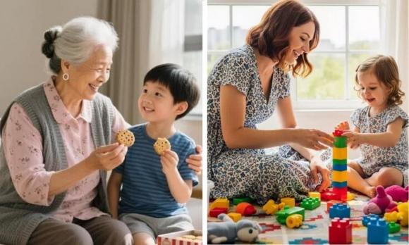 giáo dục con, dạy con, đứa trẻ vừa học vừa chơi, điểm trẻ