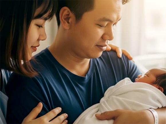 chế độ thai sản cho chồng, hưởng chế độ thai sản khi vợ sinh con, Luật Bảo hiểm xã hội 2024