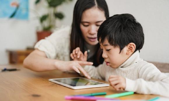cho con học trước chương trình, kiến thức