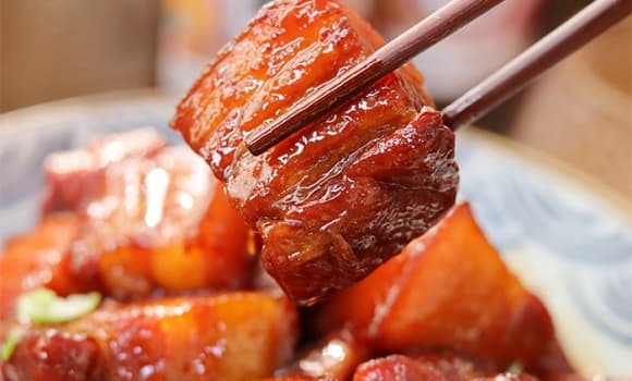 thịt kho, kho thịt, táo gai, giấm balsamic