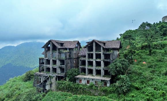 Tam Đảo, Vĩnh Phúc, biệt thự bỏ hoang