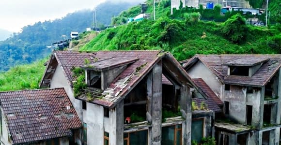 Tam Đảo, Vĩnh Phúc, biệt thự bỏ hoang