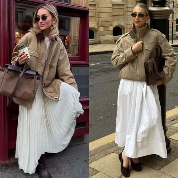 váy xòe, váy tiên nữ, thời trang thu 