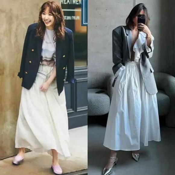 váy xòe, váy tiên nữ, thời trang thu 