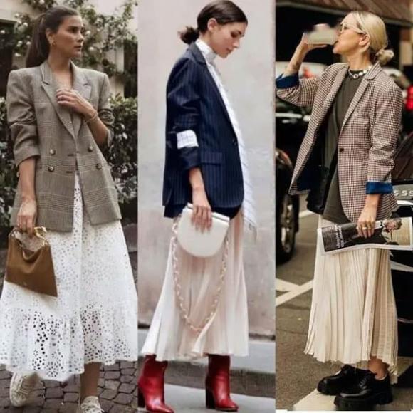 váy xòe, váy tiên nữ, thời trang thu 