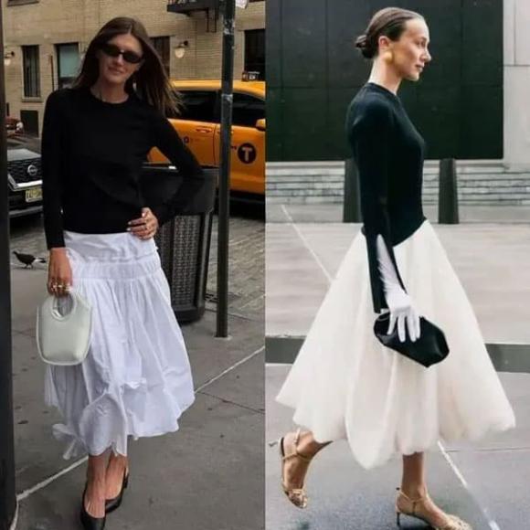 váy xòe, váy tiên nữ, thời trang thu 