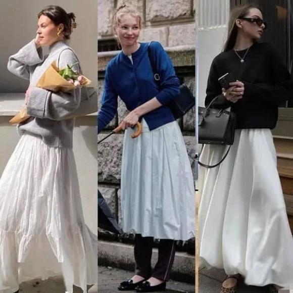 váy xòe, váy tiên nữ, thời trang thu 