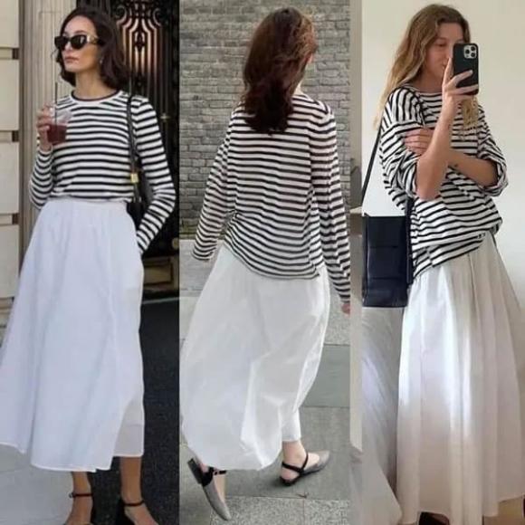 váy xòe, váy tiên nữ, thời trang thu 