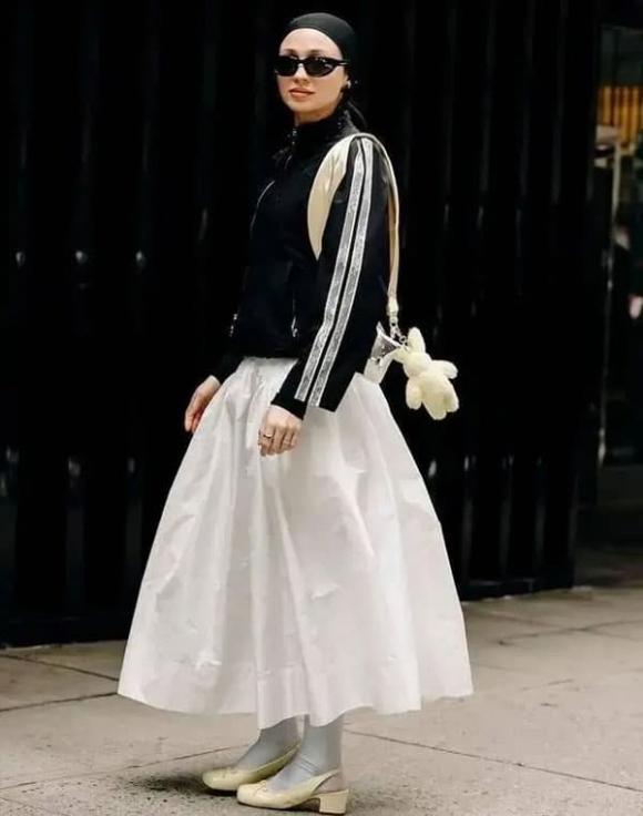 váy xòe, váy tiên nữ, thời trang thu 