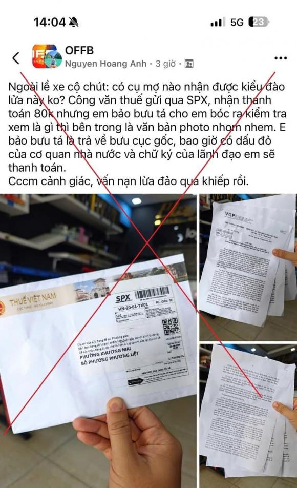 cục thuế cảnh báo 0 Cục Thuế đã ra cảnh báo, Bộ tài chính ra cảnh báo, cảnh báo lừa đảo