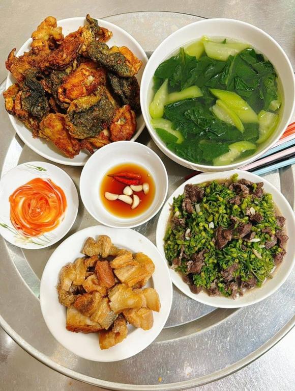 mâm cơm, tối nay ăn gì, thực đơn cơm nhà