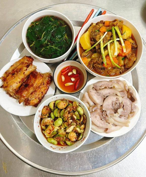 mâm cơm, tối nay ăn gì, thực đơn cơm nhà