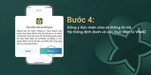 xác thực sinh trắc học, cách xác thực sinh trắc học ngân hàng bằng ứng dụng VNeID