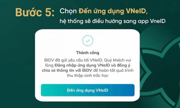 xác thực sinh trắc học, cách xác thực sinh trắc học ngân hàng bằng ứng dụng VNeID