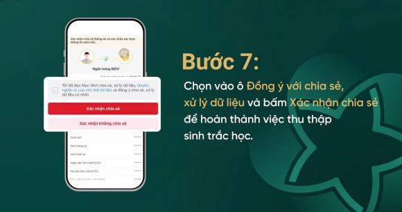 xác thực sinh trắc học, cách xác thực sinh trắc học ngân hàng bằng ứng dụng VNeID