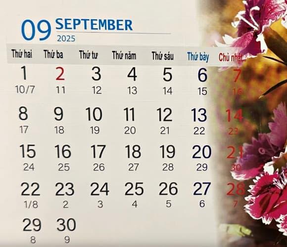 lịch âm hôm nay, Ngày 27 tháng 9 năm 2025, Ngày 27/9/2025