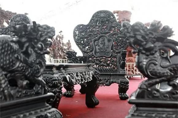 bộ bàn ghế gỗ sưa đỏ, bộ bàn ghế 100 tỷ