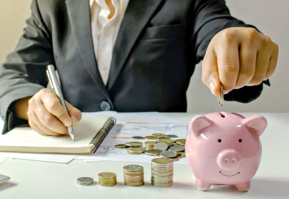 gửi tiết kiệm, trả nợ