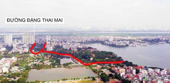  giá bồi thường chạm mốc 188 triệu đồng 1 m2, giải phóng mặt bằng dự án đường Đặng Thai Mai