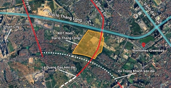 Hà Nội, siêu đô thị, đô thị Nam Đại lộ Thăng Long, biệt thự đắt đỏ bậc nhất thủ đô