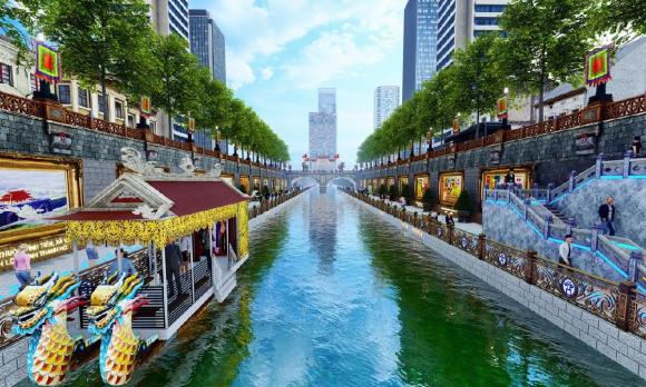 cải tạo sông tô lịch, xây dựng công viên dọc sông tô lịch
