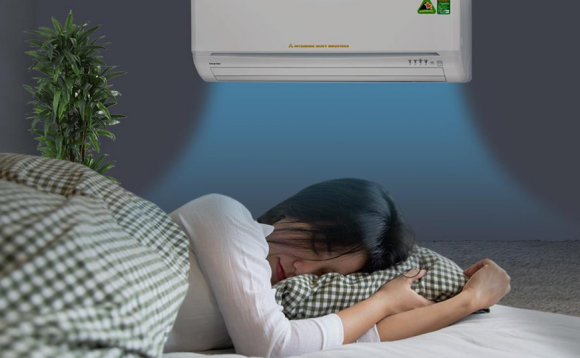 điều hòa, bật điều hòa khi ngủ, kiến thức