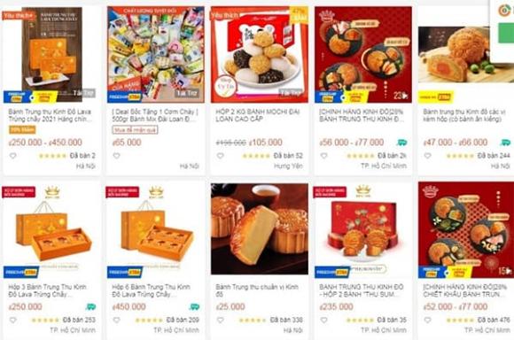bán bánh trung thu online, tết trung thu, thương mại điện tử
