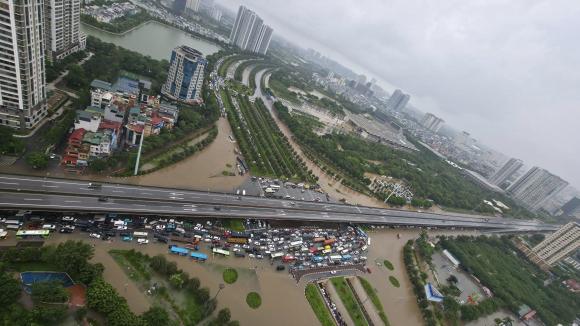 Hà Nội, Hà Nội mưa ngập, tuyến đường ngập Hà Nội