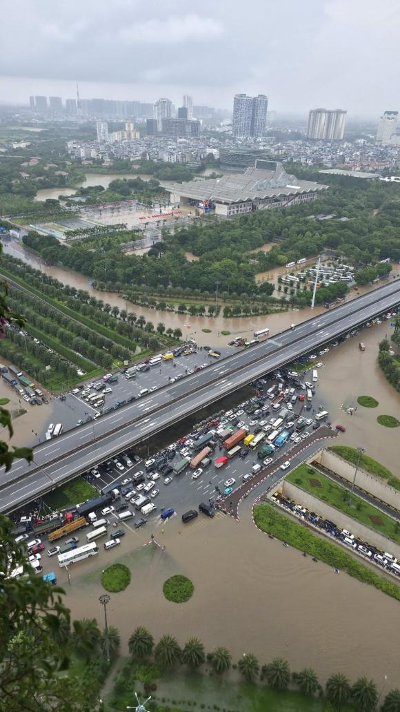 Hà Nội, Hà Nội mưa ngập, tuyến đường ngập Hà Nội
