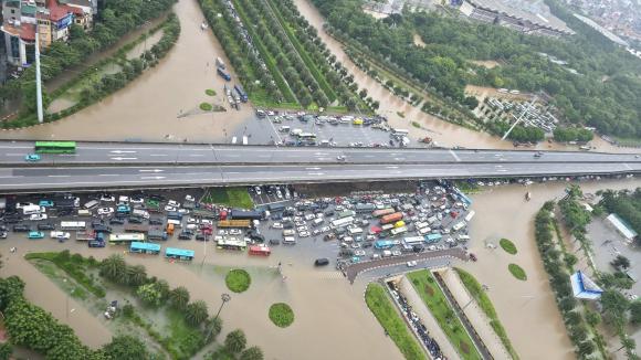 Hà Nội, Hà Nội mưa ngập, tuyến đường ngập Hà Nội