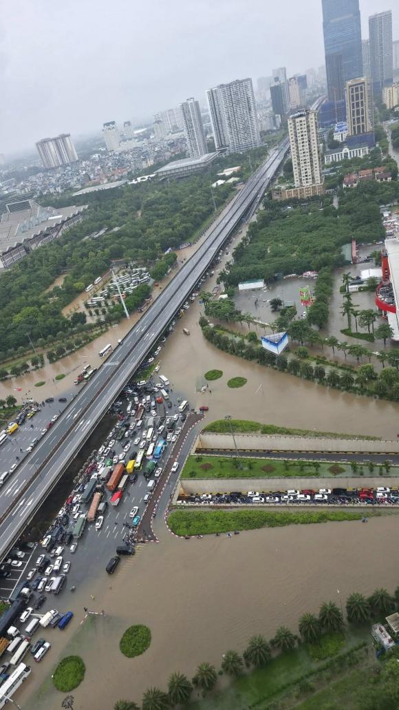 Hà Nội, Hà Nội mưa ngập, tuyến đường ngập Hà Nội