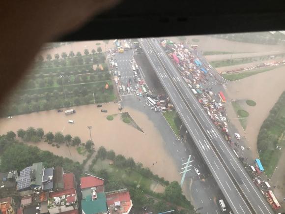 Hà Nội, Hà Nội mưa ngập, tuyến đường ngập Hà Nội