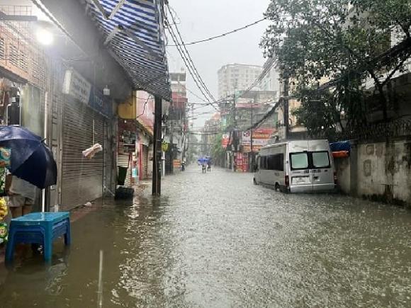 hà nội ngập, bão số 11