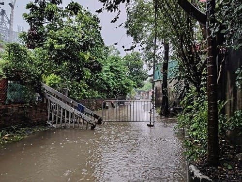 hà nội ngập, bão số 11
