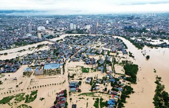 Thái Nguyên, Thái Nguyên bị ngập, cứu trợ Thái Nguyên