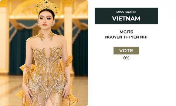 Hoa hậu Yến Nhi, Miss Grand International, sao Việt