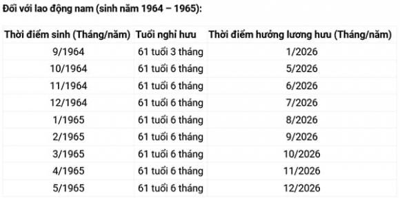 Tuổi nghỉ hưu năm 2026, Nghị định 135, Luật lao động