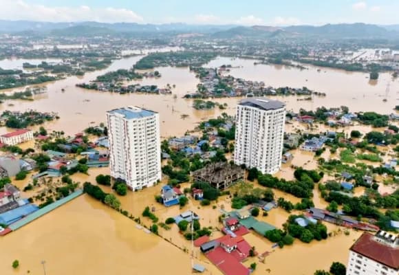 không khí lạnh, lũ lụt, Miền Bắc
