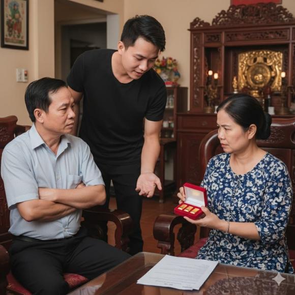 bố vợ, con rể, mua vàng