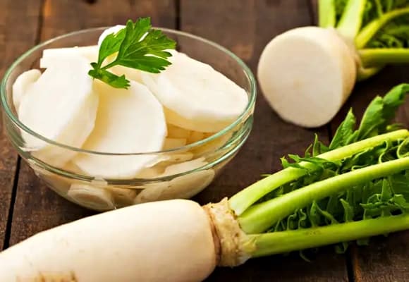 củ cải trắng, loại rau bổ ngang nhân sâm tổ yến
