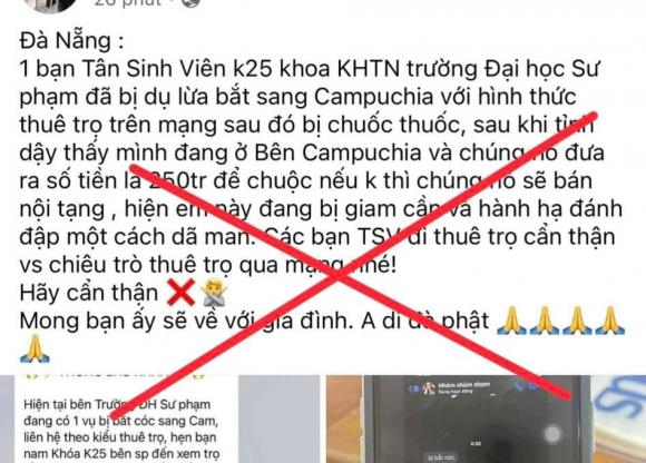 Công an phát cảnh báo quan trọng: Người dân, cán bộ, giảng viên và sinh viên đặc biệt lưu ý! 0 Cơ quan công an cảnh báo, mức phạt hành vi tung tin thất thiệt