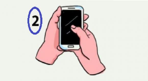 Cách cầm điện thoại nói lên tính cách 4 Cách cầm điện thoại nói lên tính cách , kiến thức