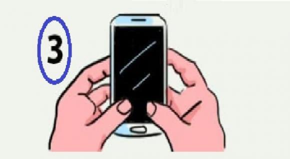 Cách cầm điện thoại nói lên tính cách 3 Cách cầm điện thoại nói lên tính cách , kiến thức