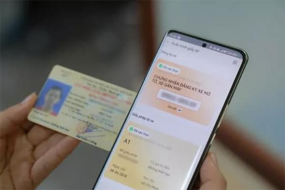 cập nhật giấy phép lái xe trên VNeID